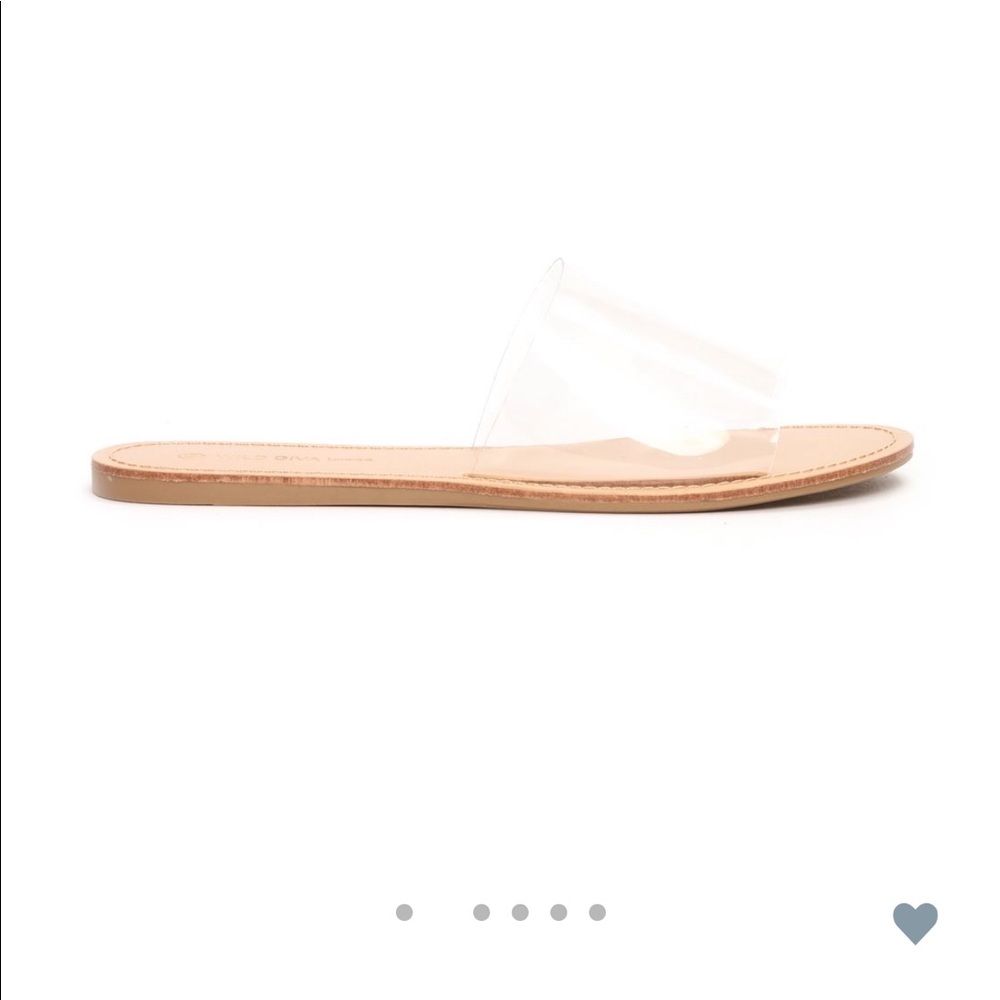 Clear sandal